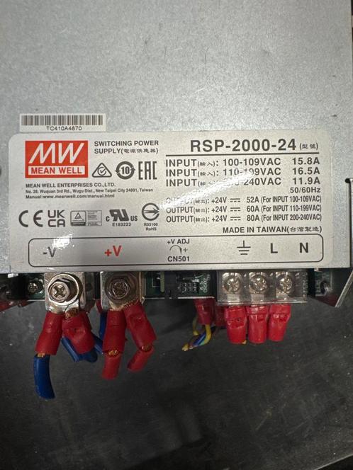 Mean Well RSP-2000-24 geschakelde voeding, Hobby en Vrije tijd, Elektronica-componenten, Nieuw, Ophalen of Verzenden