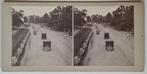 stereofoto straat in Buitenzorg Nederlands-Indië 1910/20's, Gebruikt, Verzenden, Foto, Voor 1940