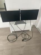 Werkstation met twee beeldschermen, Computers en Software, Monitoren, Ophalen, Gebruikt, LG