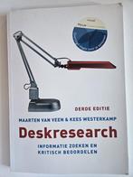 Maarten van Veen - Deskresearch derde editie, Ophalen of Verzenden, Beta, Zo goed als nieuw, HBO