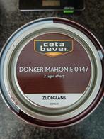 Ceta Bever Beits - Donker Mahonie - Bijna Vol, Gebruikt, Bruin, Beits, Ophalen of Verzenden