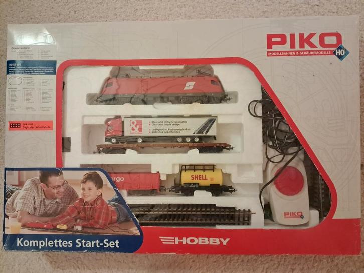 PIKO startset 57170, Hobby en Vrije tijd, Modeltreinen | H0, Gebruikt, Treinset, Gelijkstroom, Piko, Analoog, Ophalen of Verzenden