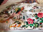 Chinees Textiel Kunstwerk - Vogels en Bloemen, Antiek en Kunst, Ophalen of Verzenden