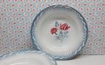 Franse diepe bord 'korenbloem' 5 beschikbaar, Antiek en Kunst, Antiek | Servies los, Ophalen of Verzenden