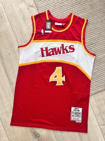 NBA Jersey Spud Webb Atlanta Hawks (nr 4) Classic beschikbaar voor biedingen