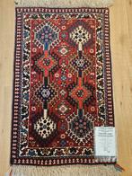 Handgeknoopt perzisch tapijt yalameh 95x55, Huis en Inrichting, Stoffering | Tapijten en Kleden, Info@SlatsAntiek.nl, Crème, 50 tot 100 cm