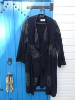 BOHEMIA VINTAGE LINNEN KIMONO-MT 44 T/M 50-PRINT BLOUSE, Overige kleuren, Blouse of Tuniek, Ophalen of Verzenden, Zo goed als nieuw