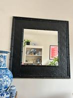 Geweldige grote faux bamboe spiegel vintage jaren 70, Huis en Inrichting, Woonaccessoires | Spiegels, Ophalen, Zo goed als nieuw