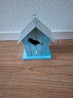 Vogelhuisje blauw 13 cm hoog, Kinderen en Baby's, Kinderkamer | Inrichting en Decoratie, Ophalen of Verzenden, Zo goed als nieuw