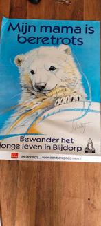 Poster Blijdorp 1989 mc donalds Laska, Ophalen of Verzenden, Gebruikt, Rechthoekig Staand