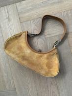 Suède leren handtas clutch klein model Afneembaar handvat, Sieraden, Tassen en Uiterlijk, Tassen | Damestassen, Ophalen of Verzenden