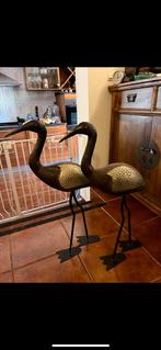 2x metalen vogel beelden, Ophalen