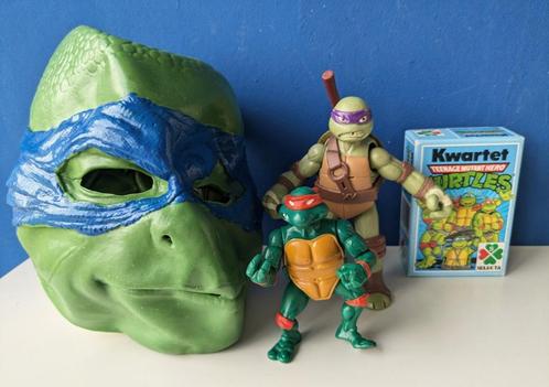 Turtles/kwartet & Donatello Michelangelo & masker Leonardo, Verzamelen, Stripfiguren, Gebruikt, Beeldje of Figuurtje, Overige figuren