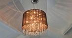 Supergave philips lamp. Compleet. Echt glas. Dimbaar., Huis en Inrichting, Lampen | Hanglampen, Ophalen, Zo goed als nieuw, Glas