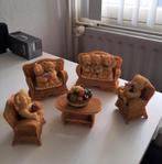 Schattige 12 Delige Beren Familie, Verzamelen, Beelden en Beeldjes, Ophalen of Verzenden, Zo goed als nieuw, Dier