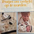 Vintage breipatroon voor 6 baby truitjes, Hobby en Vrije tijd, Ophalen of Verzenden, Zo goed als nieuw, Breien, Patroon of Boek