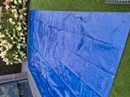 Blauw dekzeil 6 mtr x 4 mtr, Caravans en Kamperen, Ophalen of Verzenden, Zo goed als nieuw