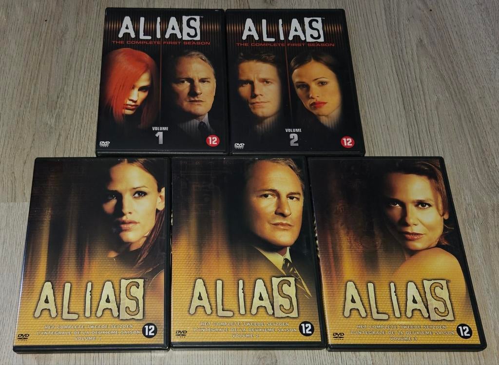 Alias - Seizoen 1 & 2 - 10 DVDs, Vanaf 12 jaar, Ophalen of Verzenden, Zo goed als nieuw, Boxset