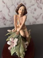 Flower Fairies op houten voetstuk, Ophalen of Verzenden, Zo goed als nieuw, Fantasy
