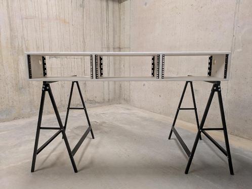 Houten studiorack - whitewash 19 inch 3x4HE (4U), Muziek en Instrumenten, Behuizingen en Koffers, Gebruikt, Overige instrumenten