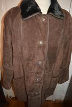 Cianelli, warm suede leren winter jas, maat XXL, Kleding | Dames, Jassen | Winter, Cianelli, Bruin, Maat 46/48 (XL) of groter