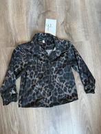 Panter blouse Just Saying Kiddo – maat 92 – stoer & trendy, Just saying kiddo, Meisje, Overhemd of Blouse, Ophalen of Verzenden