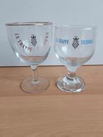 2 La Trappe Trappist glazen, Ophalen of Verzenden, Zo goed als nieuw, Glas of Glazen, La Trappe