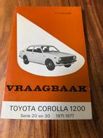 Vraagbaak Toyota Corolla 1200, Ophalen