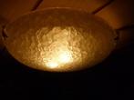 vintage plafonniere ice glas HUSTADT 70er, Ophalen, Gebruikt, Glas, 70er