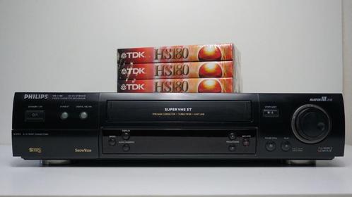 Philips VR1100 Hifi stereo super VHS High end Video Recorder, Audio, Tv en Foto, Videospelers, Zo goed als nieuw, VHS-speler of -recorder