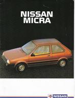Brochure NISSAN Micra, ca. 1983 (NL)., Ophalen of Verzenden, Nissan, Nissan Motor Nederland