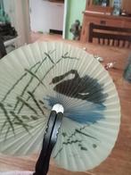kleine waaier met zwarte zwaan      ( japans-chinees ), Antiek en Kunst, Ophalen of Verzenden
