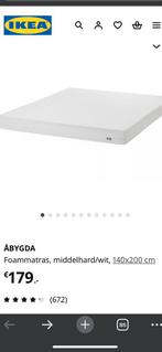 Abygda IKEA matras - 140 x 200 - 1 week gebruikt, Huis en Inrichting, Slaapkamer | Matrassen en Bedbodems, Ophalen, Tweepersoons