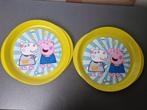 Peppa big borden, Ophalen of Verzenden, Zo goed als nieuw