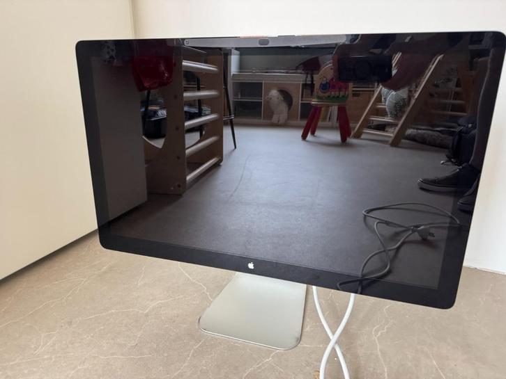 Apple Thunderbolt Display 27 inch, Computers en Software, Monitoren, Zo goed als nieuw, 60 Hz of minder, Thunderbolt, USB-C, Ingebouwde speakers