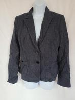 Net donkerblauw damesjasje mt 42 merk H&M, Blauw, ., Maat 42/44 (L), Ophalen of Verzenden