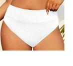 NIEUW! Shein; Hoge taille bikini broekje; maat 3XL, Wit, Nieuw, Ophalen of Verzenden, Zwembroek of Short