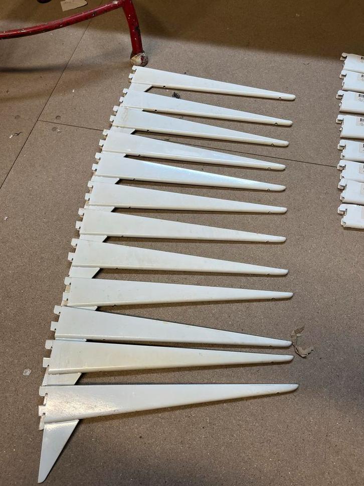 Wandplankdragers - Set Gebruikte Plankdragers, Huis en Inrichting, Woonaccessoires | Wandplanken en Boekenplanken, Gebruikt, Ophalen of Verzenden