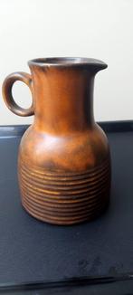 Mooie vintage kan van bruin geëmailleerd aardewerk 14 cm, Ophalen of Verzenden, Zo goed als nieuw, Overige materialen, Overige typen