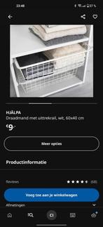 Gratis 3 IKEA Hjalpa Draadmanden, Huis en Inrichting, Ophalen, 50 tot 100 cm, Zo goed als nieuw, Minder dan 100 cm