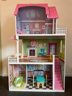 Poppenhuis Barbiehuis kidkraft met meubels, Kinderen en Baby's, Speelgoed | Poppenhuizen, Ophalen, Gebruikt, Poppenhuis