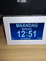 Digitale senioren klok., Ophalen of Verzenden, Zo goed als nieuw, Digitaal, Wekker of Tafelklok