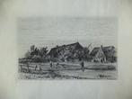 C. (Storm van 's) de Gravesande 'Hoeve in Kalmthout' ets, Antiek en Kunst, Ophalen of Verzenden