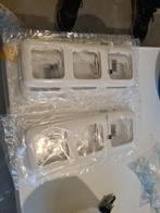 6x stopcontact afdekraam 3 voudig, Doe-het-zelf en Verbouw, Elektra en Kabels, Ophalen of Verzenden, Nieuw, Stopcontact