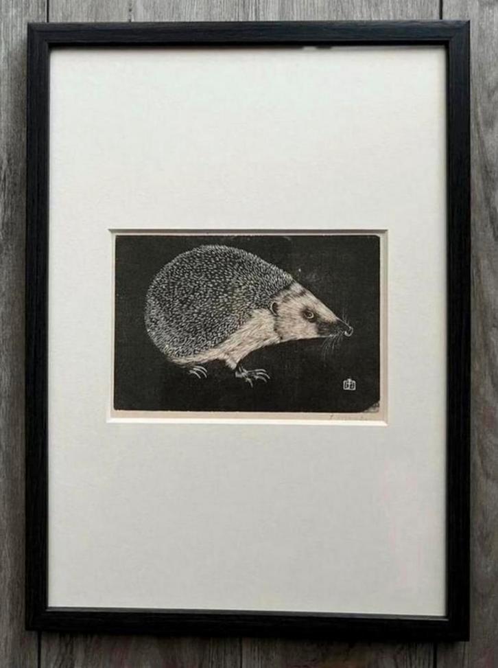 Jan Mankes 1889-1920 / Originele Heliogravure Egel 1923, Antiek en Kunst, Kunst | Etsen en Gravures, Ophalen of Verzenden