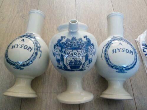 Delfts blauw Apotheker set, Antiek en Kunst, Antiek | Keramiek en Aardewerk, Ophalen of Verzenden