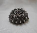 Zilveren  apart broche met draaibaar bovenstuk nr.767, Sieraden, Tassen en Uiterlijk, Broches, Verzenden, Minder dan 4 cm, Zo goed als nieuw