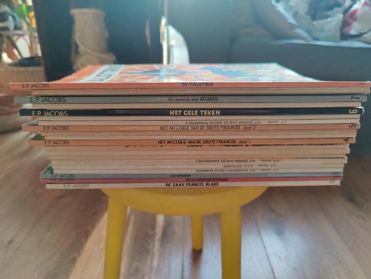 Blake en Mortimer (40+ stuks diverse drukken), Boeken, Stripboeken, Gelezen, Meerdere stripboeken, Ophalen of Verzenden