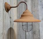 Landelijke stallamp roest gemaakt van cortenstaal buitenlamp, Verzenden, Nieuw, Glas