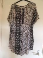 Second female lange doorzichtige blouse/ jurkje. L. ceintuur, Second Female, Ophalen of Verzenden, Nieuw, Maat 42/44 (L)